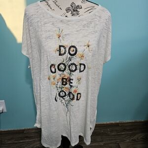 Maurices White Floral Graphic Tee